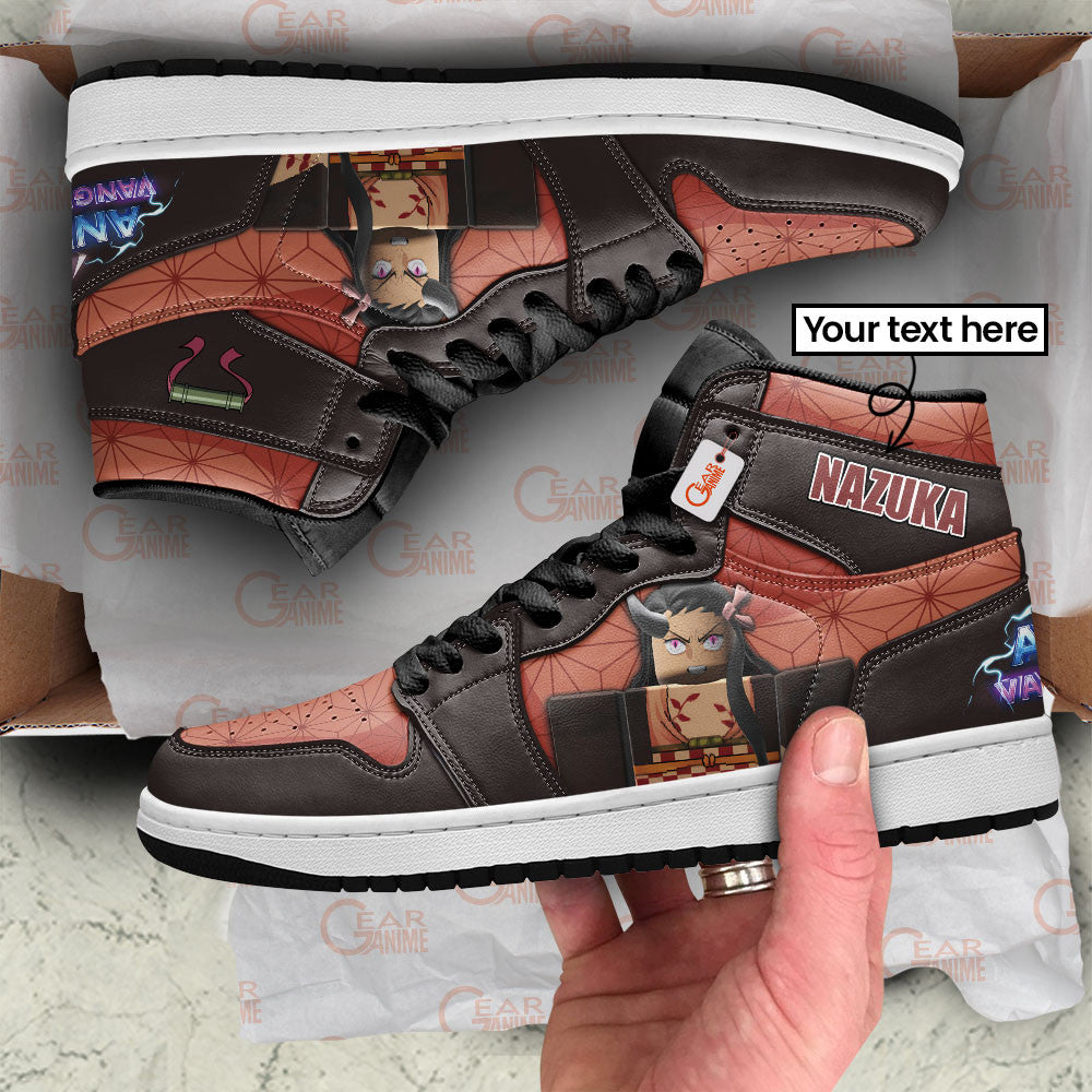 Nazuka High-Top Sneakers Custom Games Collection Personalized