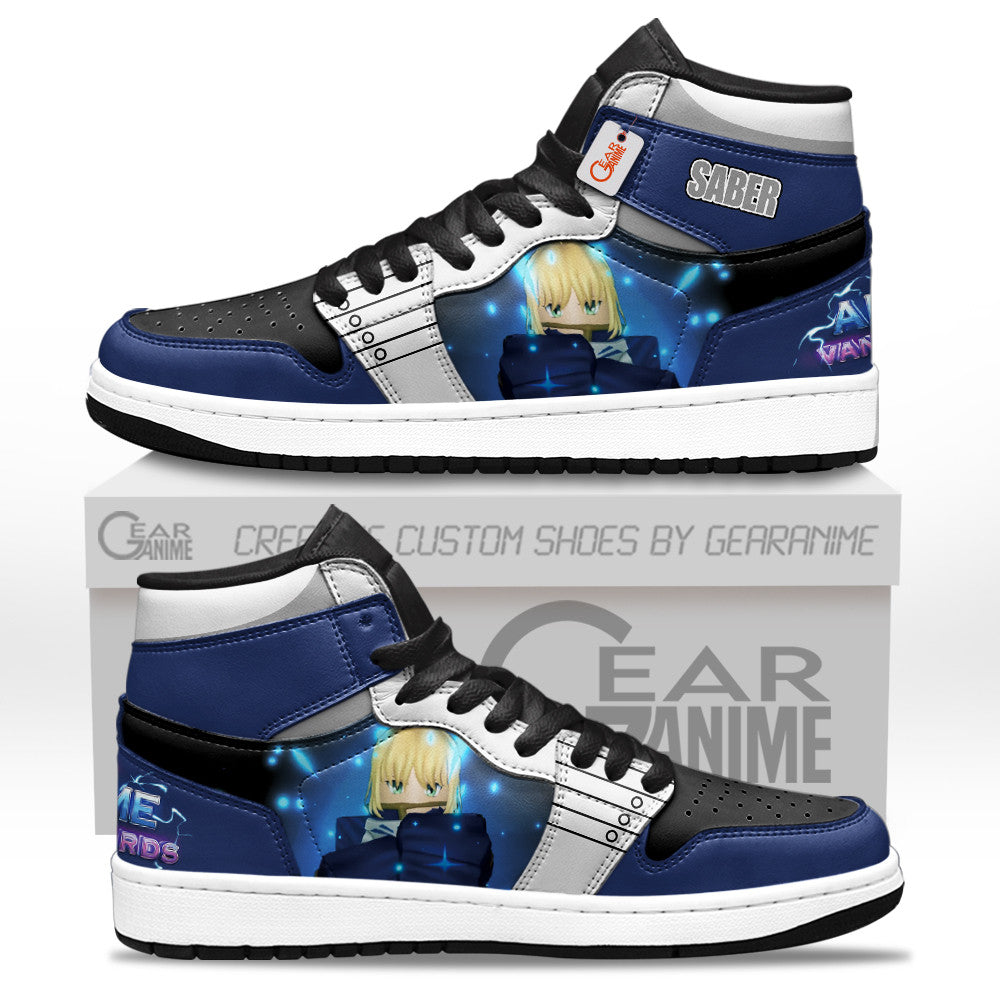 Saber High-Top Sneakers Custom Games Collection Personalized
