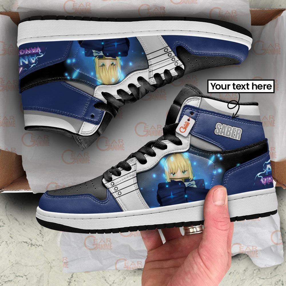 Saber High-Top Sneakers Custom Games Collection Personalized