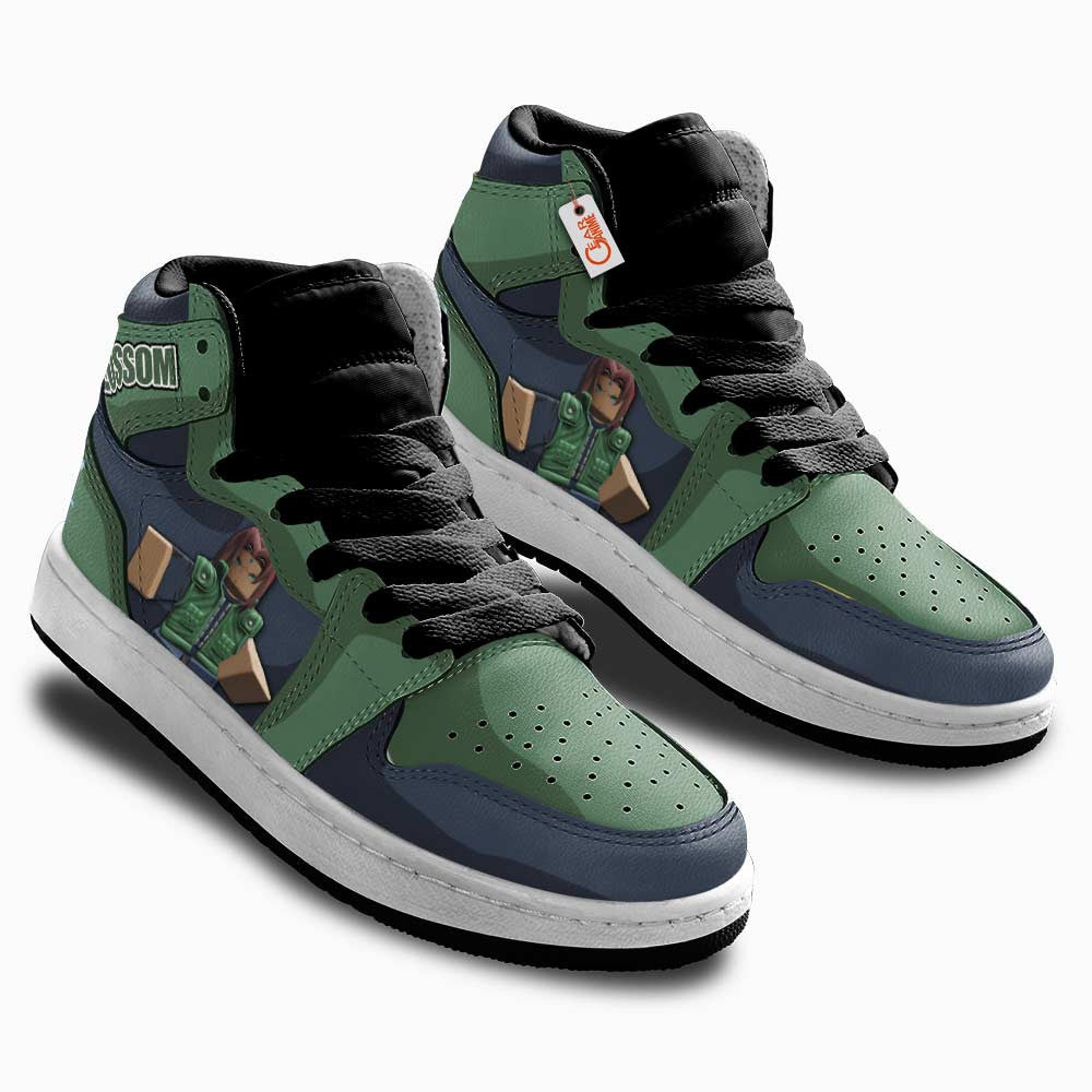 Blossom Personalized Kids High-Top Sneakers