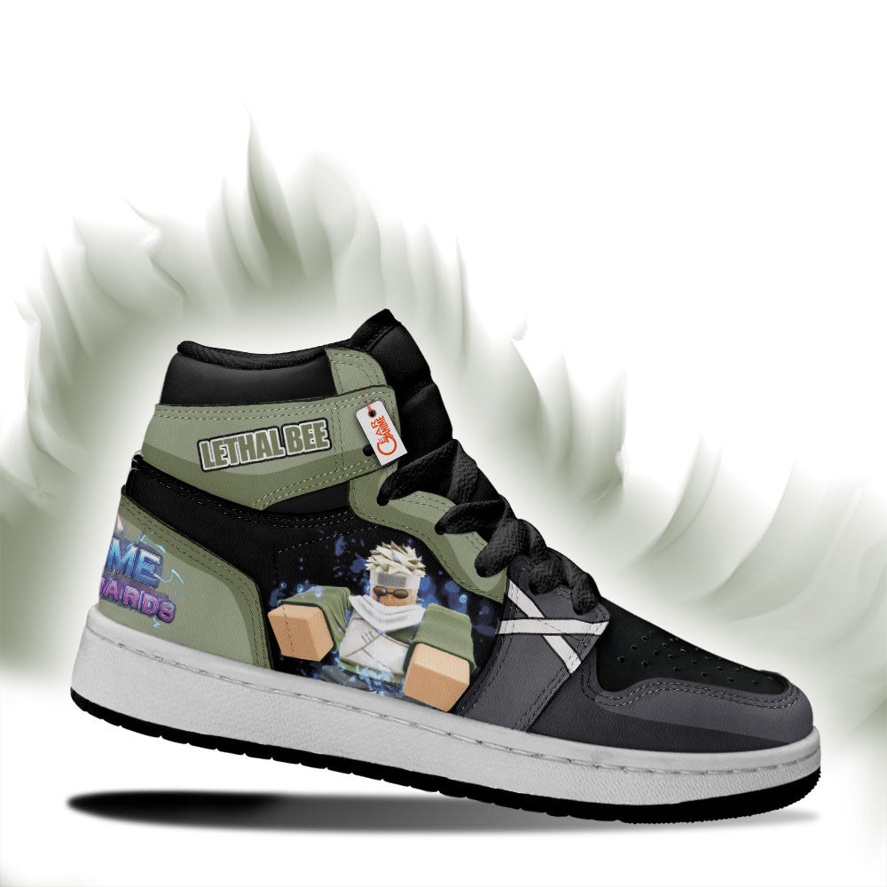 Lethal Bee Personalized Kids High-Top Sneakers
