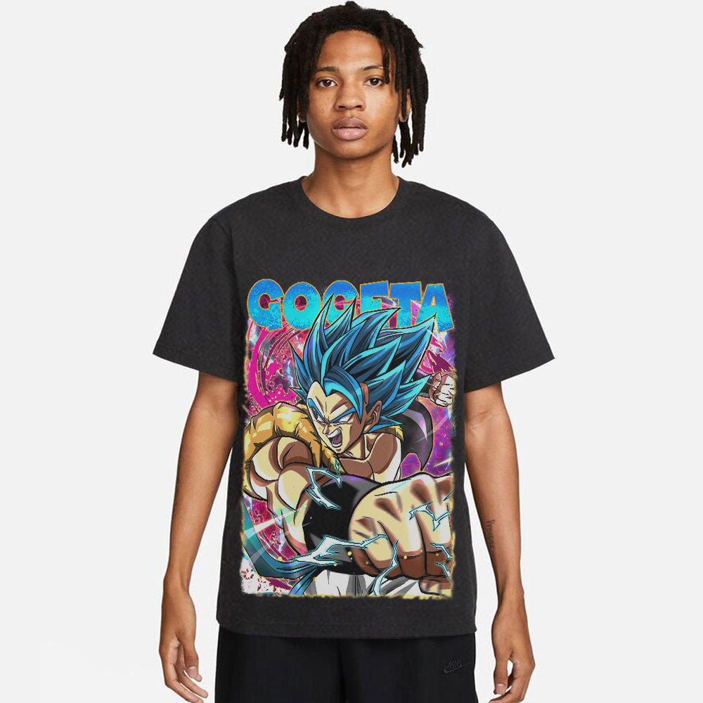 Gogeta Washed T-shirt Vintage Style