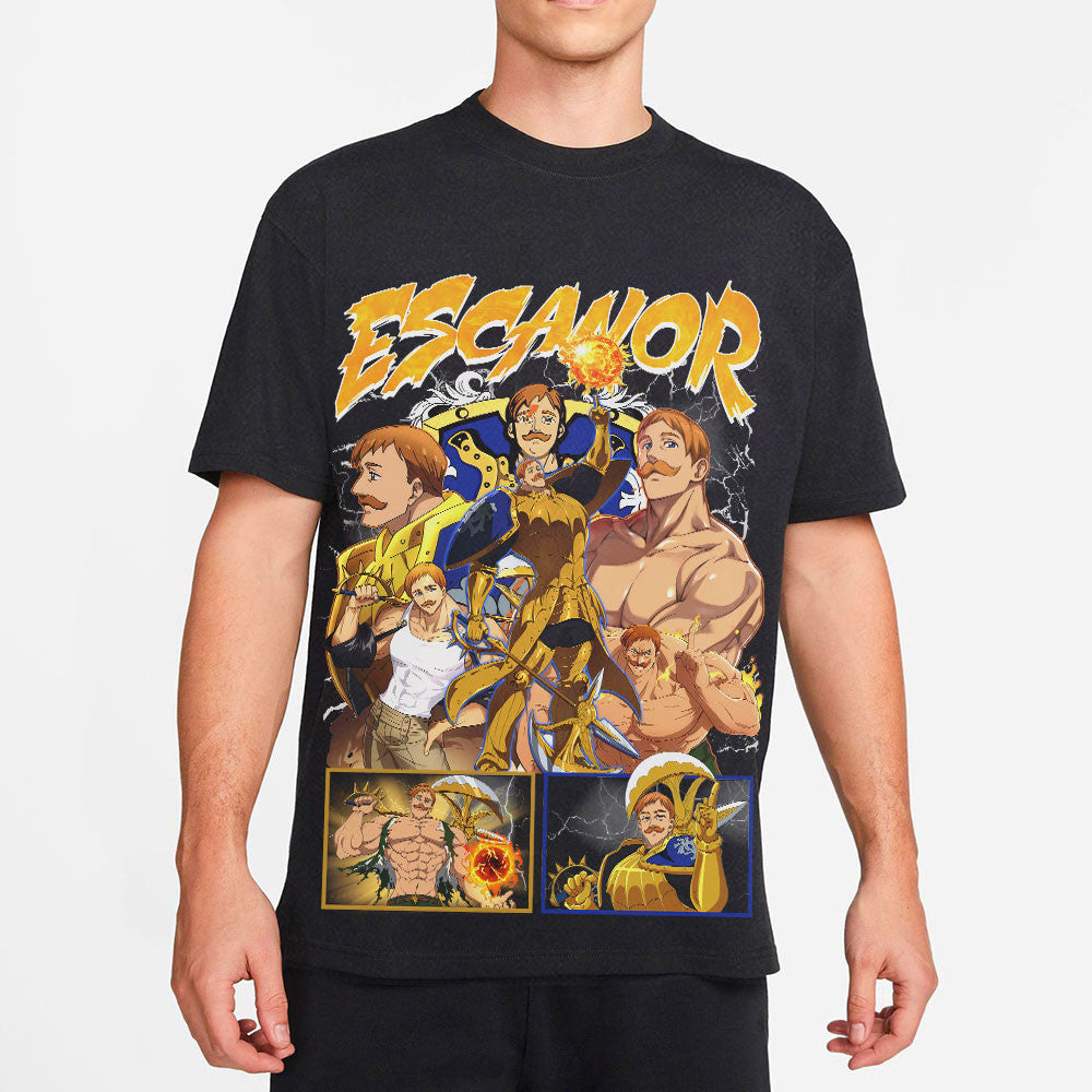 Escanor Washed T-shirt Vintage Style