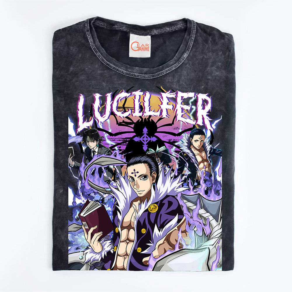 Chrollo Lucilfer Washed T-shirt Vintage Style