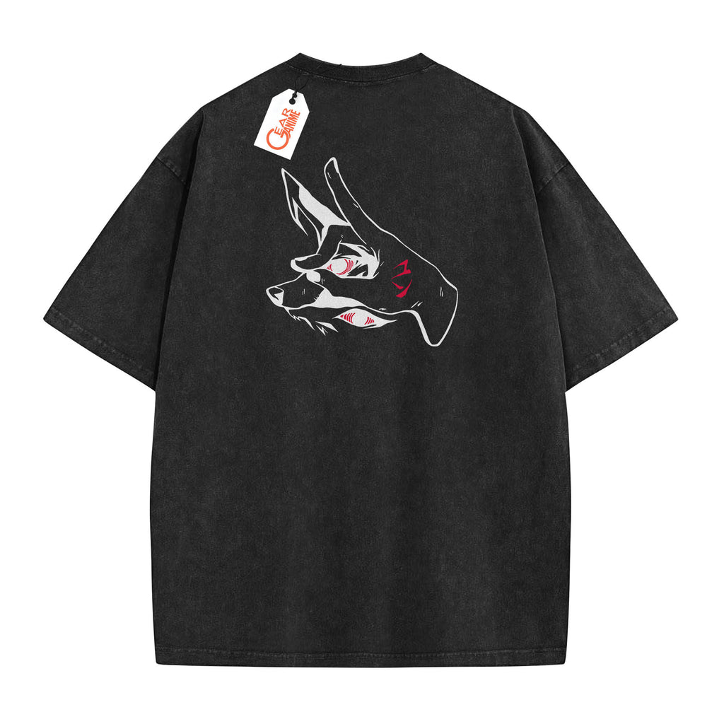 Fox Devil Aki Hayakawa Washed T-shirt Vintage Style