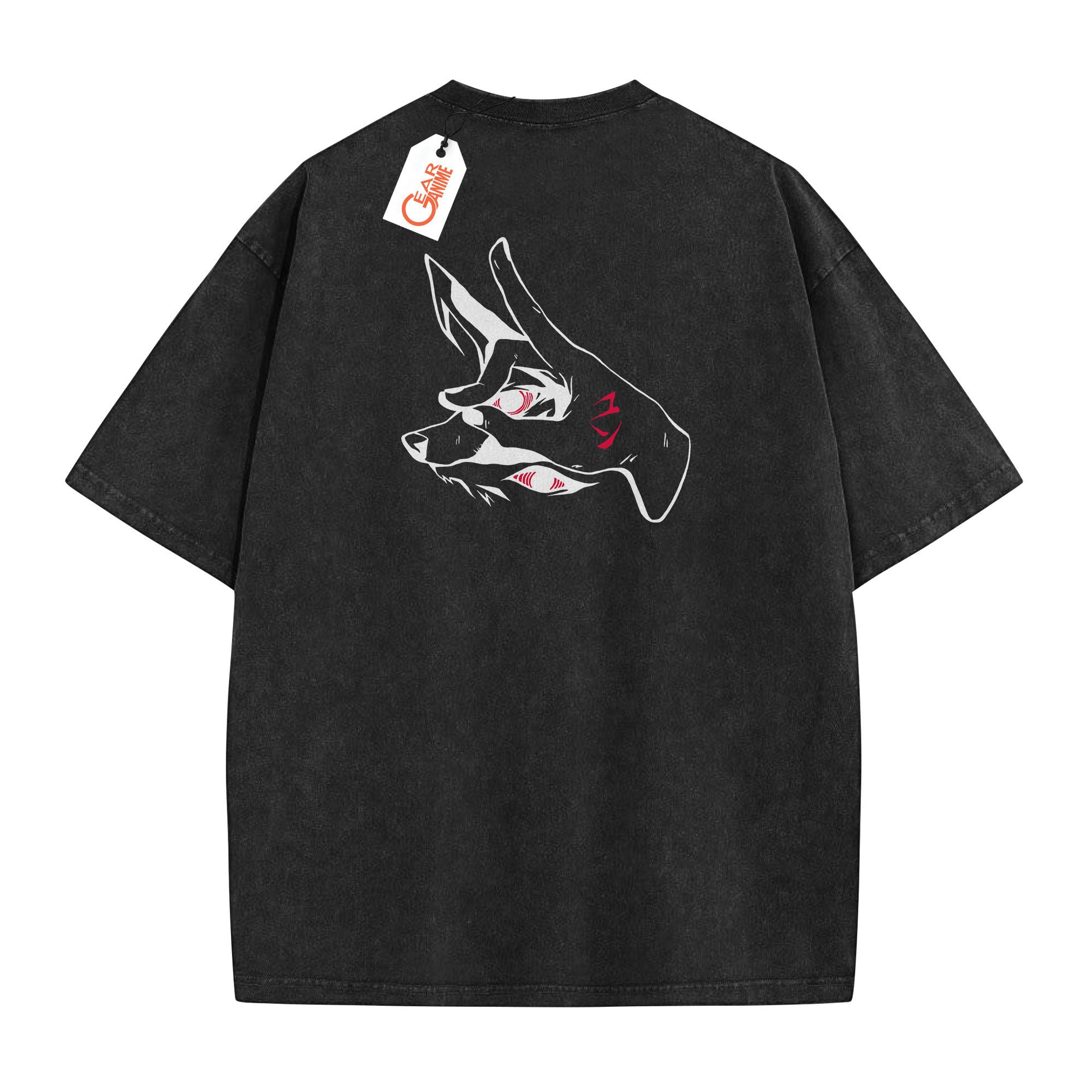 Fox Devil Aki Hayakawa Washed T-shirt Vintage Style