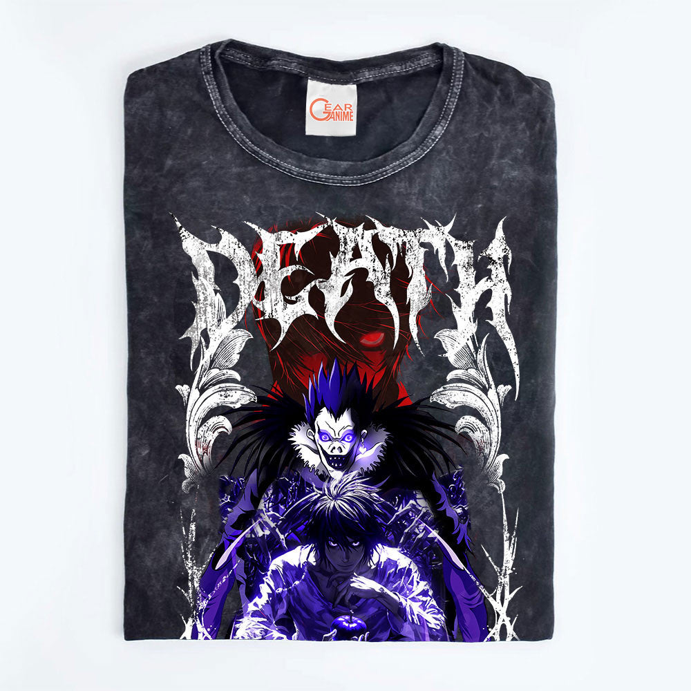 Kira Ryuk Washed T-shirt Vintage Style
