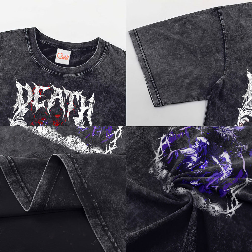 Kira Ryuk Washed T-shirt Vintage Style