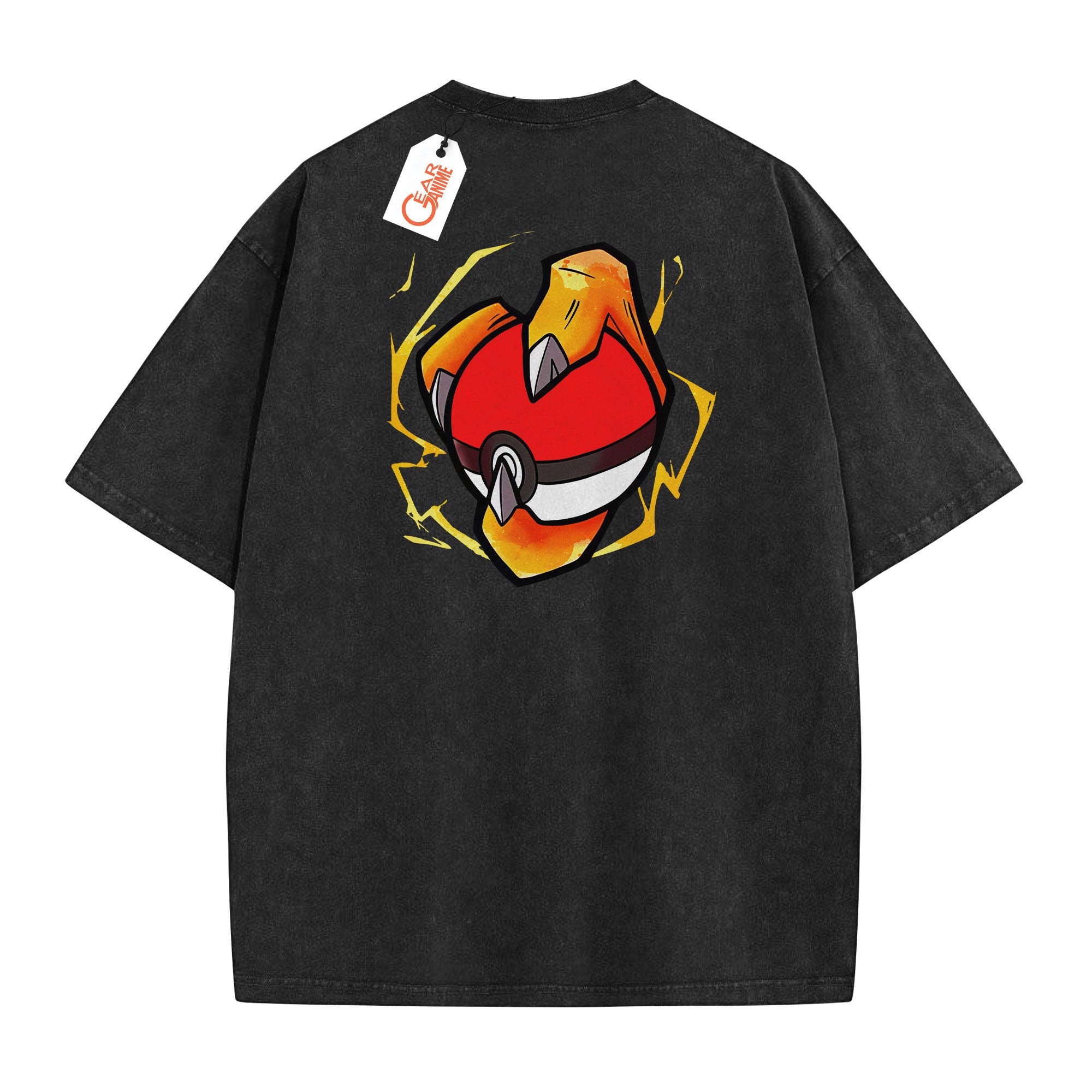 Charizard Evolution Washed T-shirt Vintage Style