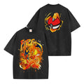 Charizard Evolution Washed T-shirt Vintage Style