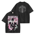 Byakuya Kuchiki Washed T-shirt Vintage Style
