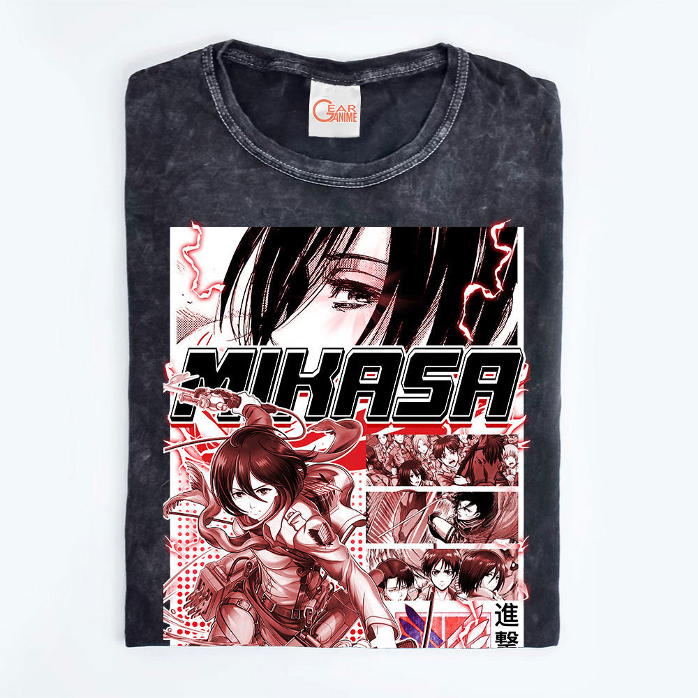 Mikasa Washed T-shirt Vintage Style