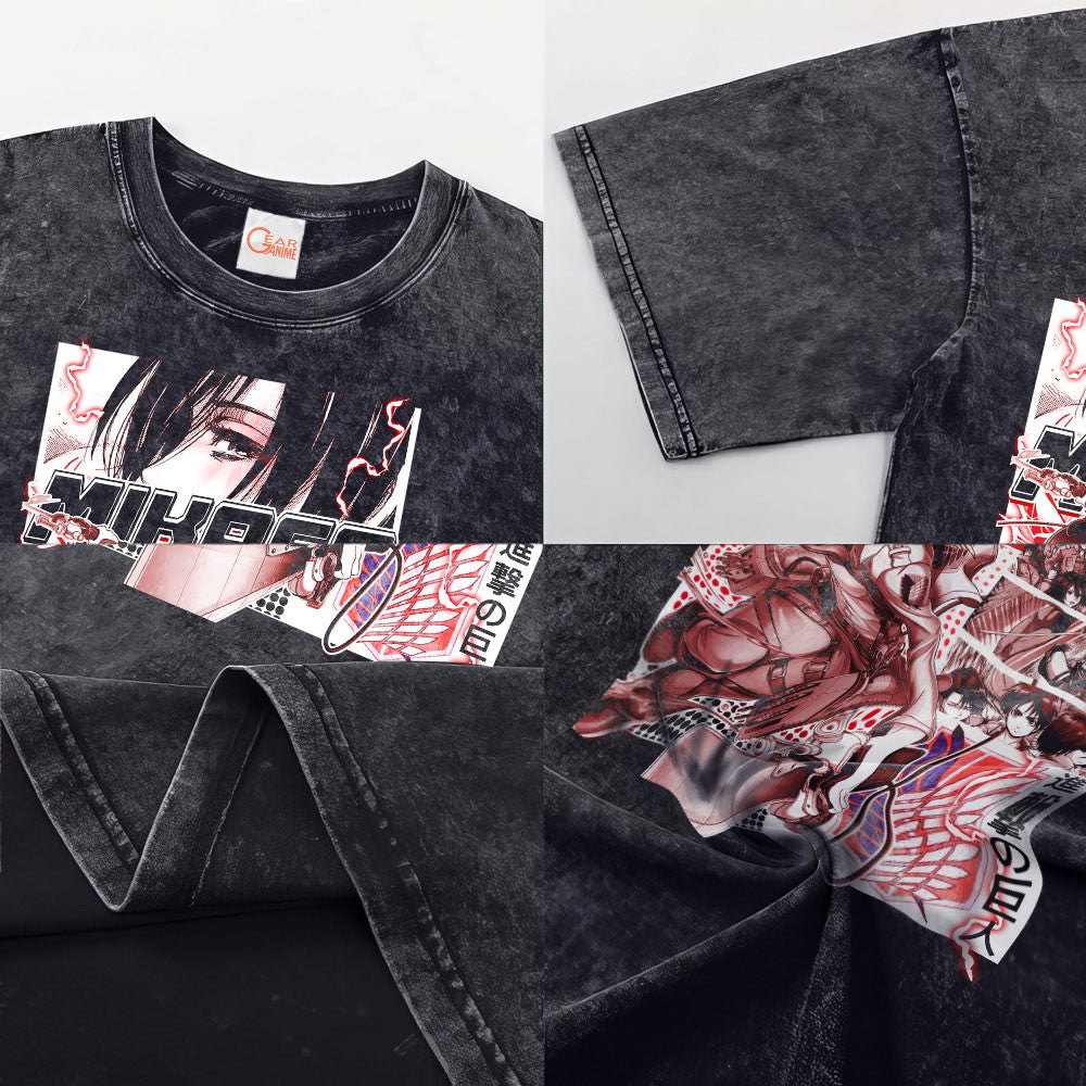 Mikasa Washed T-shirt Vintage Style