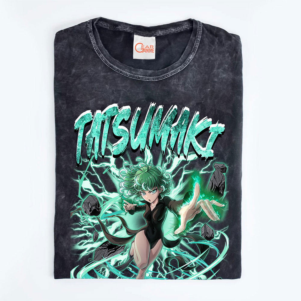 Tatsumaki Washed T-shirt Vintage Style