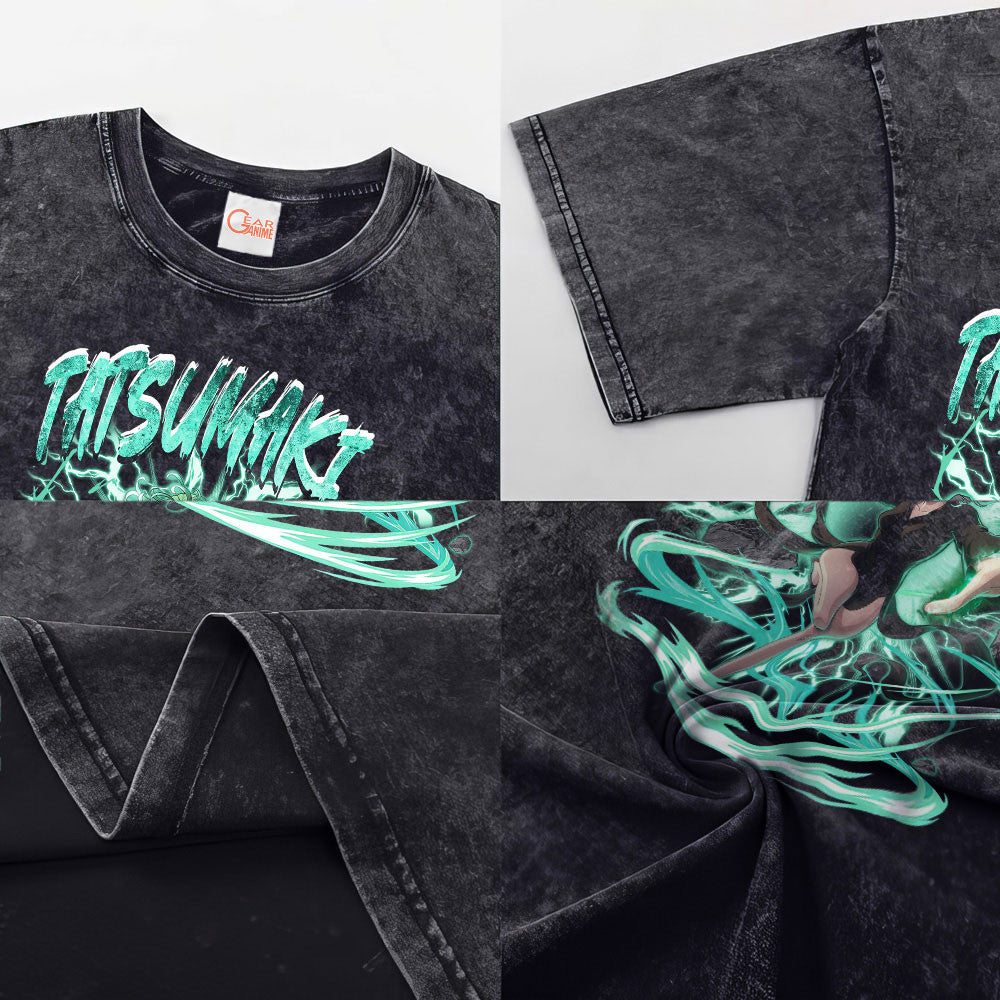 Tatsumaki Washed T-shirt Vintage Style