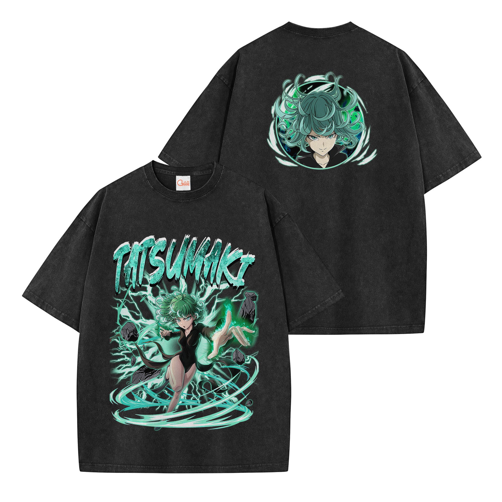 Tatsumaki Washed T-shirt Vintage Style
