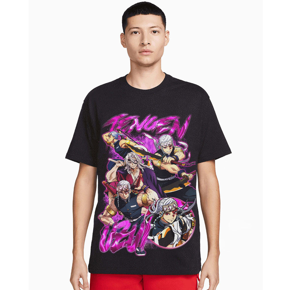 Tengen Uzui Washed T-shirt Vintage Style