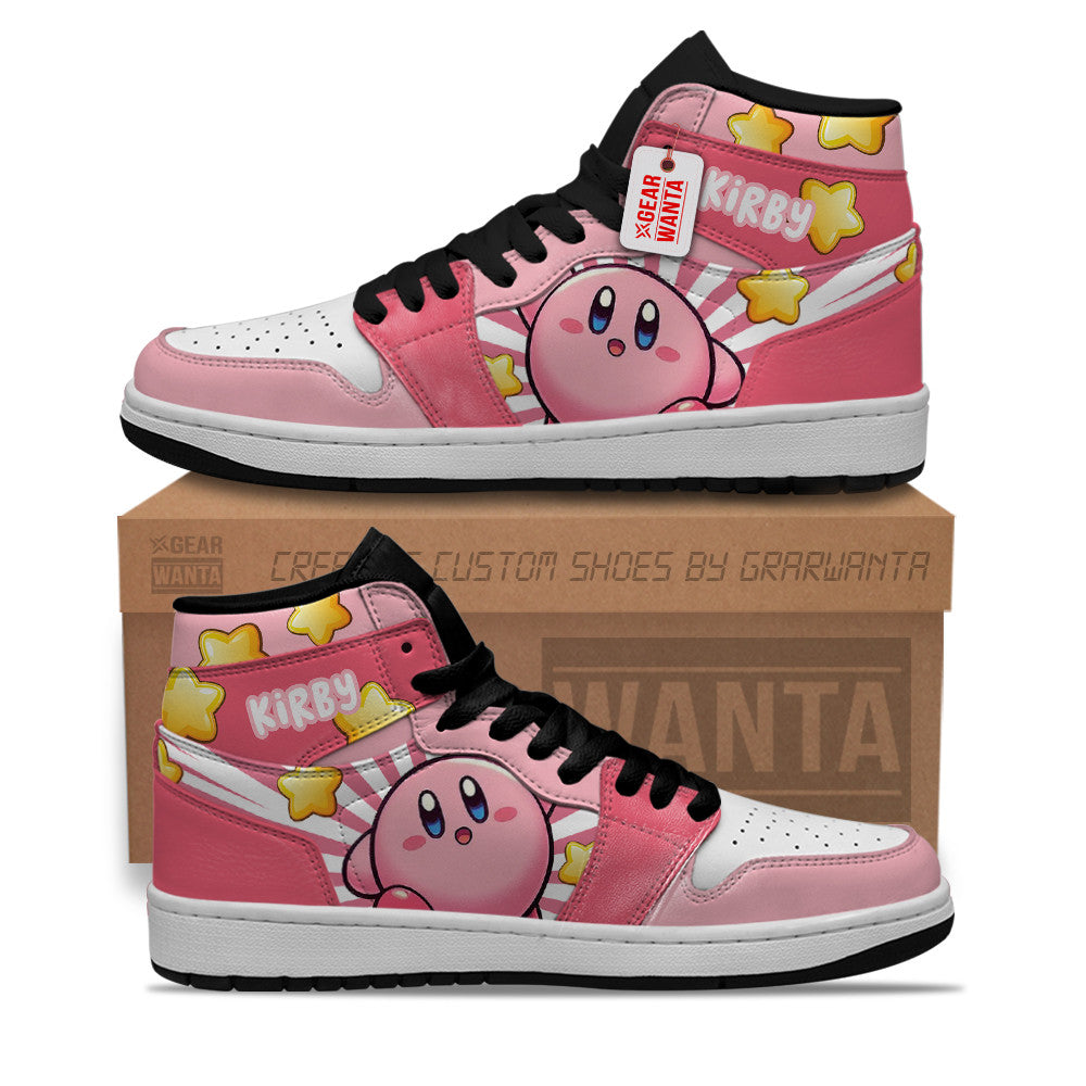 Kirby Custom Retro High-Top Sneakers