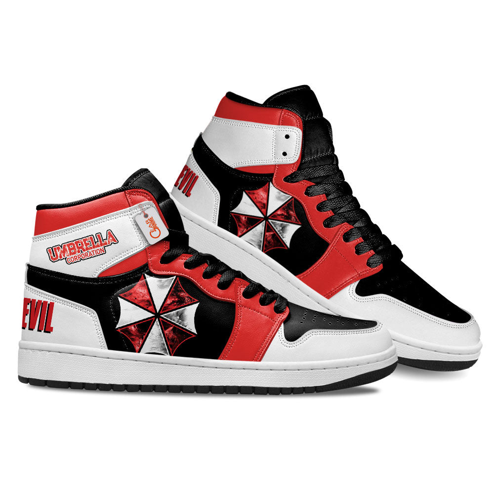 Umbrella Corporation High-Top Sneakers Custom Games Collection Personalized