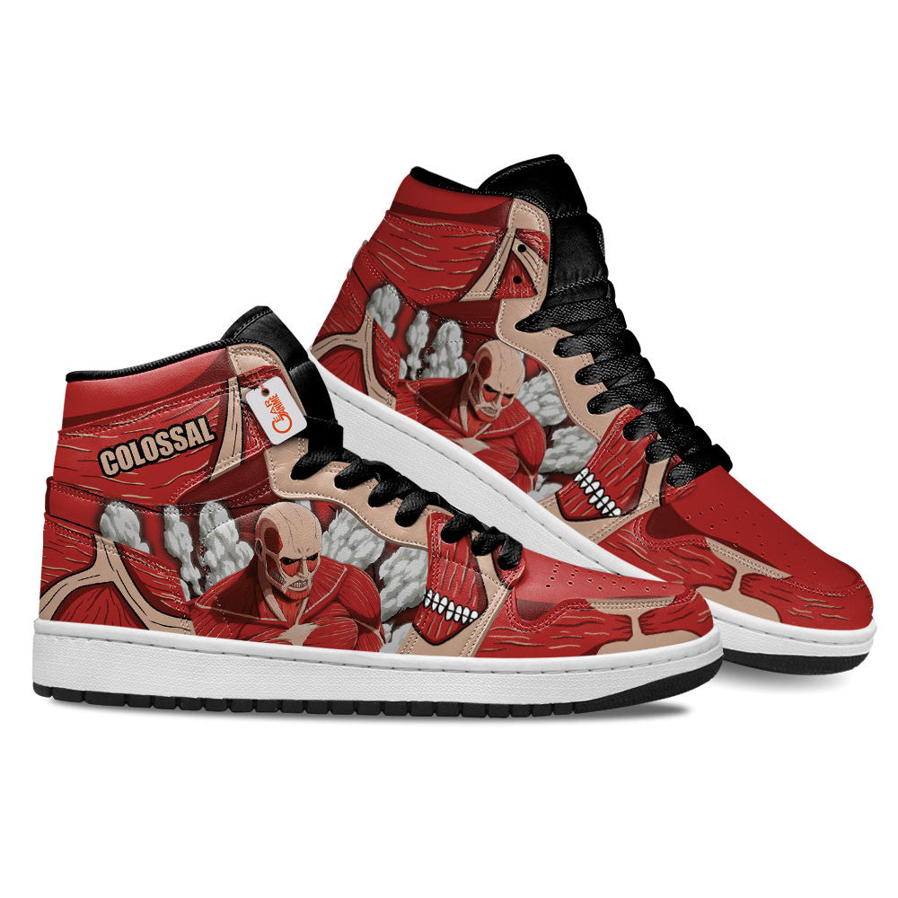 Colossal Titan Custom High-Top Sneakers - Personalized Name