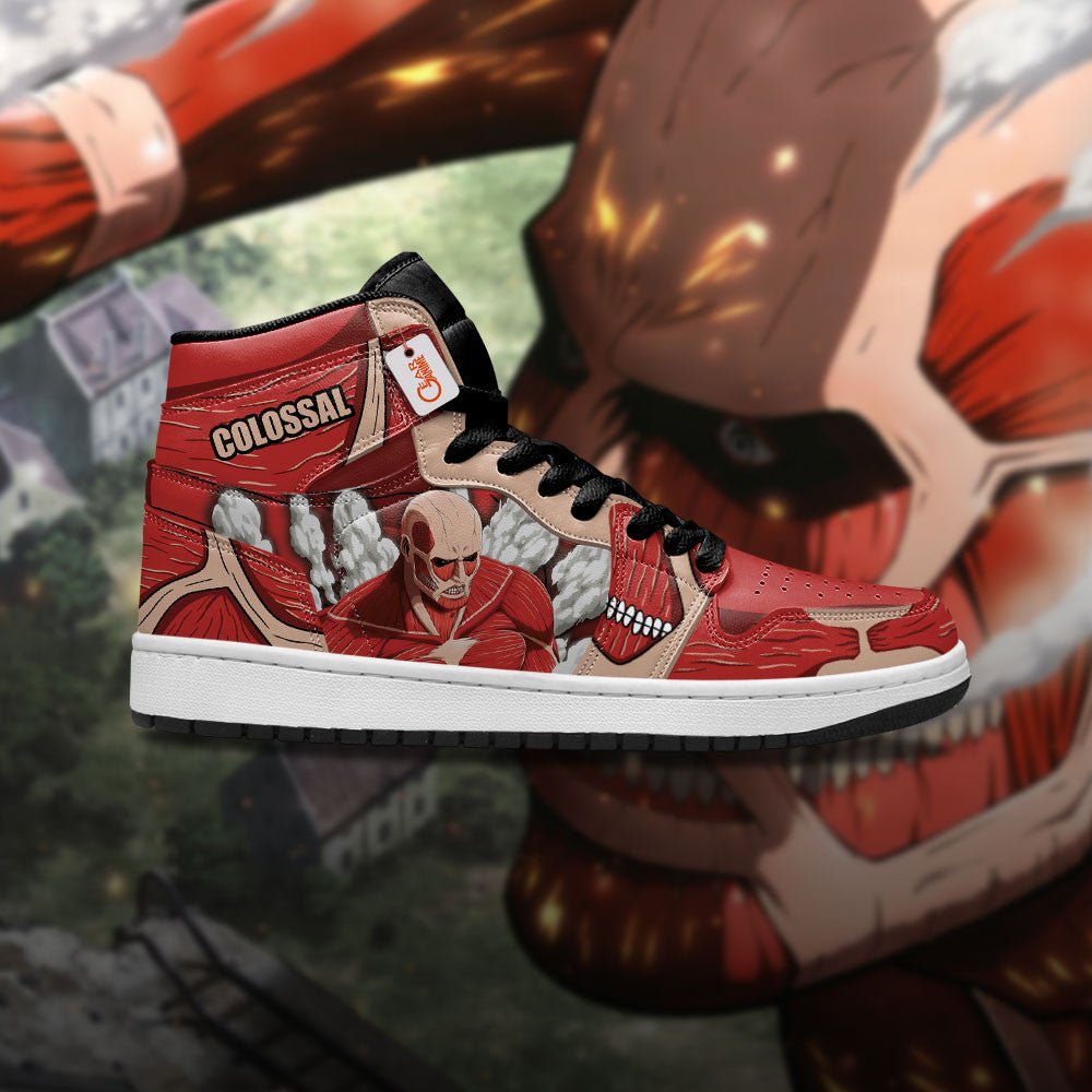 Colossal Titan Custom High-Top Sneakers - Personalized Name