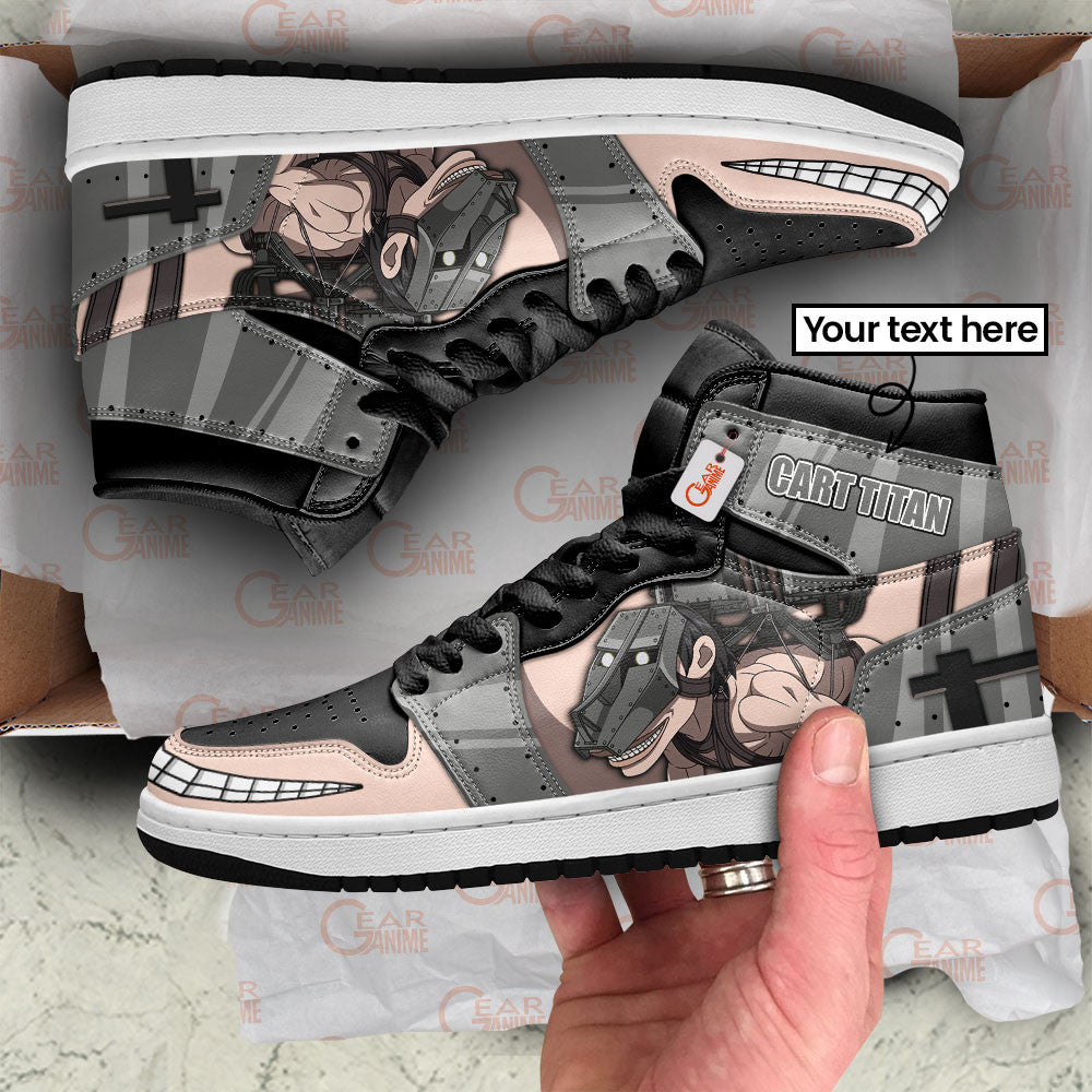 Cart Titan Custom High-Top Sneakers - Personalized Name