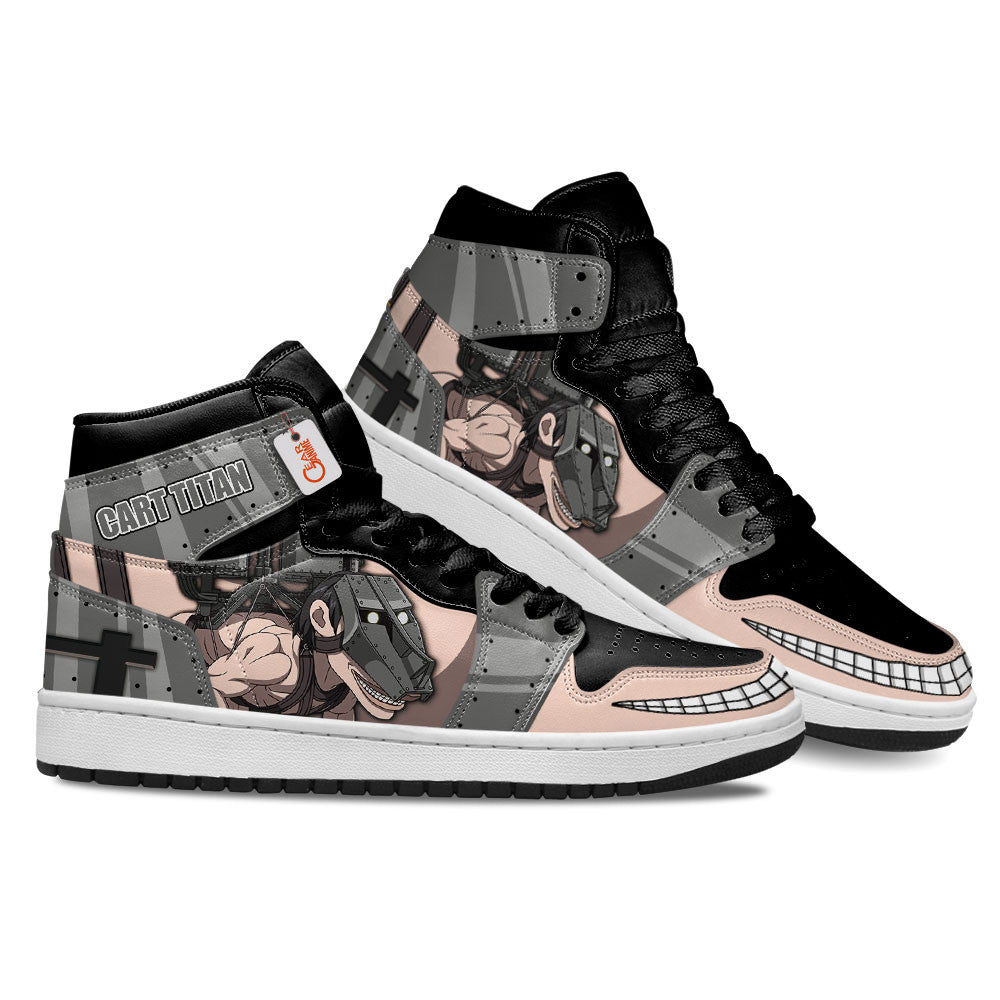 Cart Titan Custom High-Top Sneakers - Personalized Name