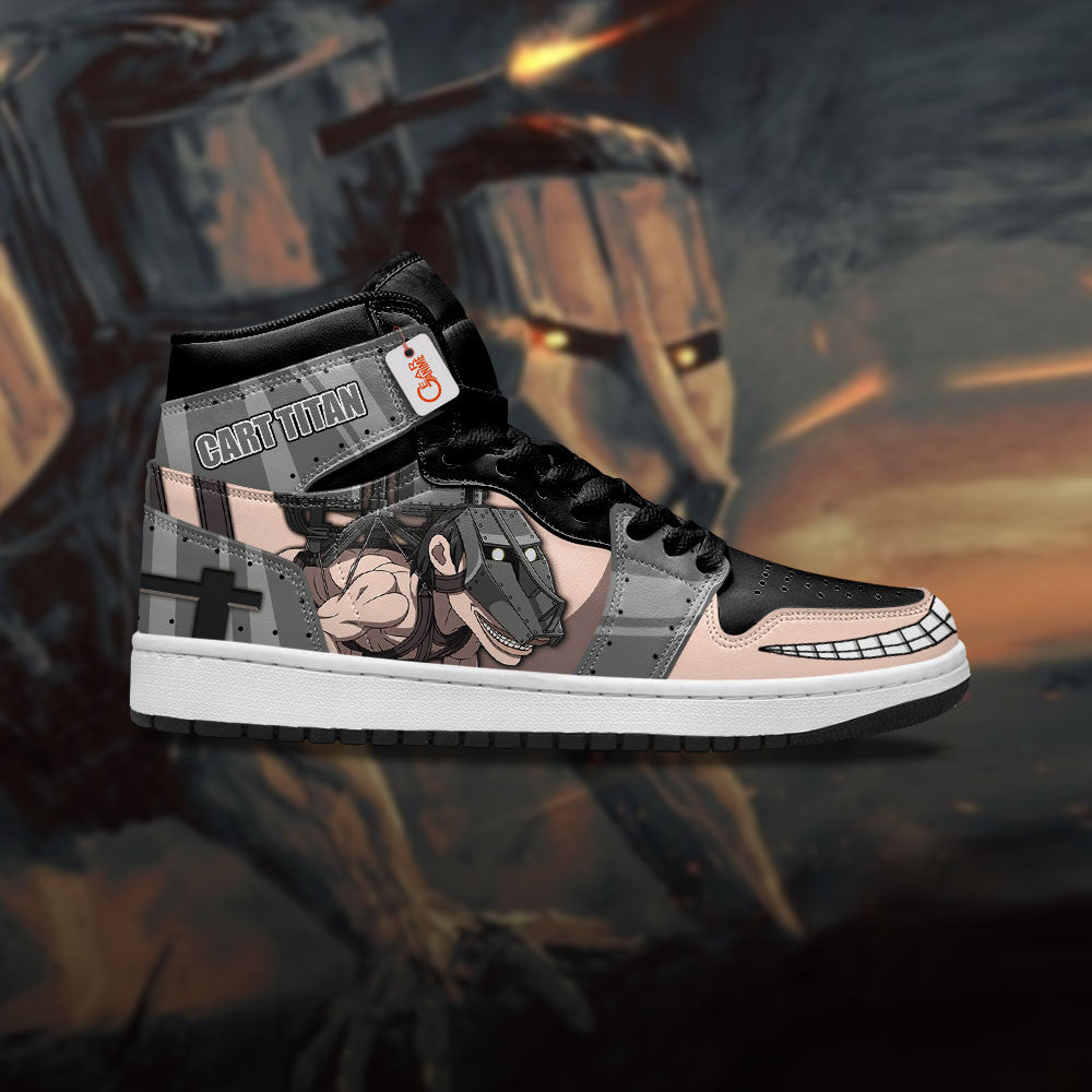 Cart Titan Custom High-Top Sneakers - Personalized Name
