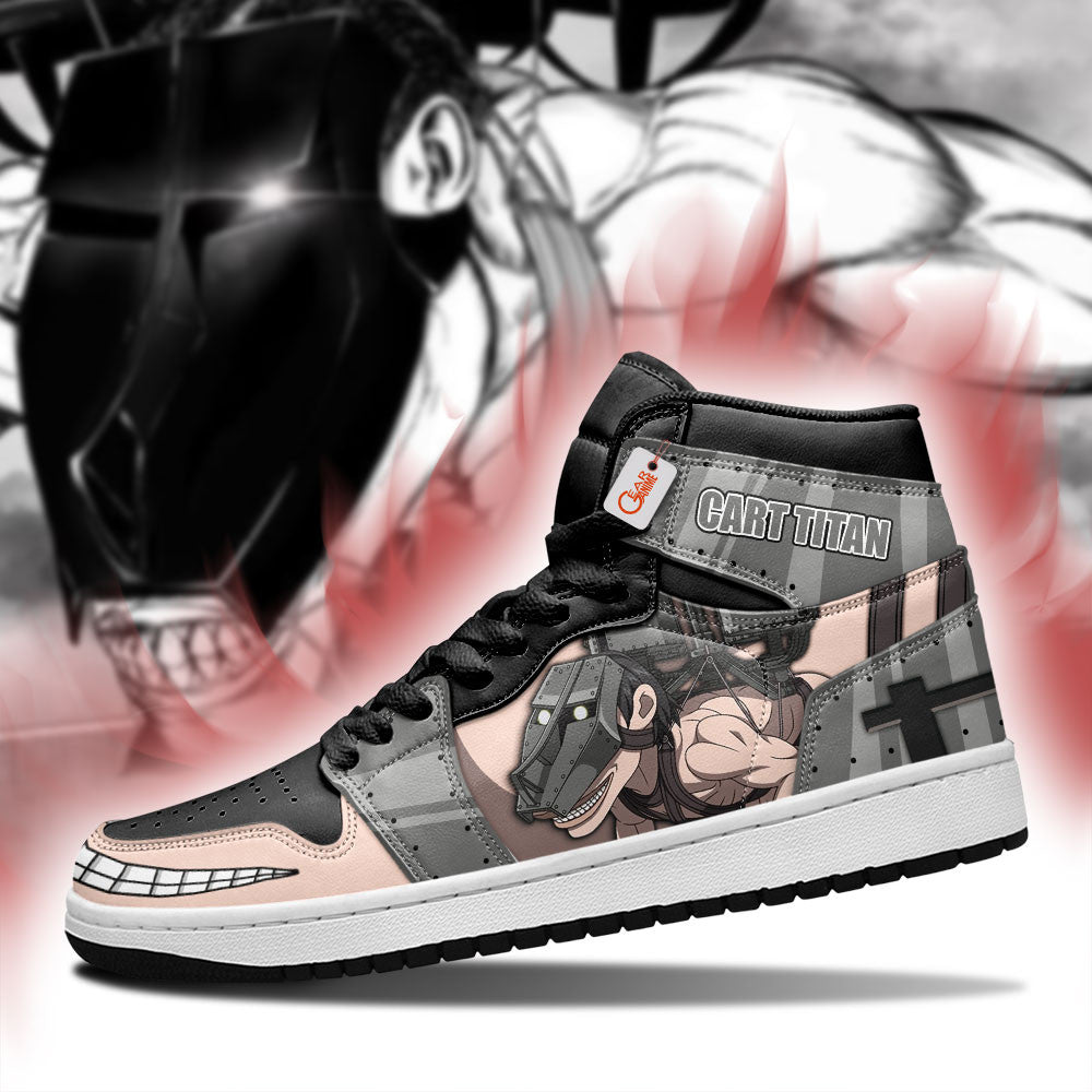 Cart Titan Custom High-Top Sneakers - Personalized Name