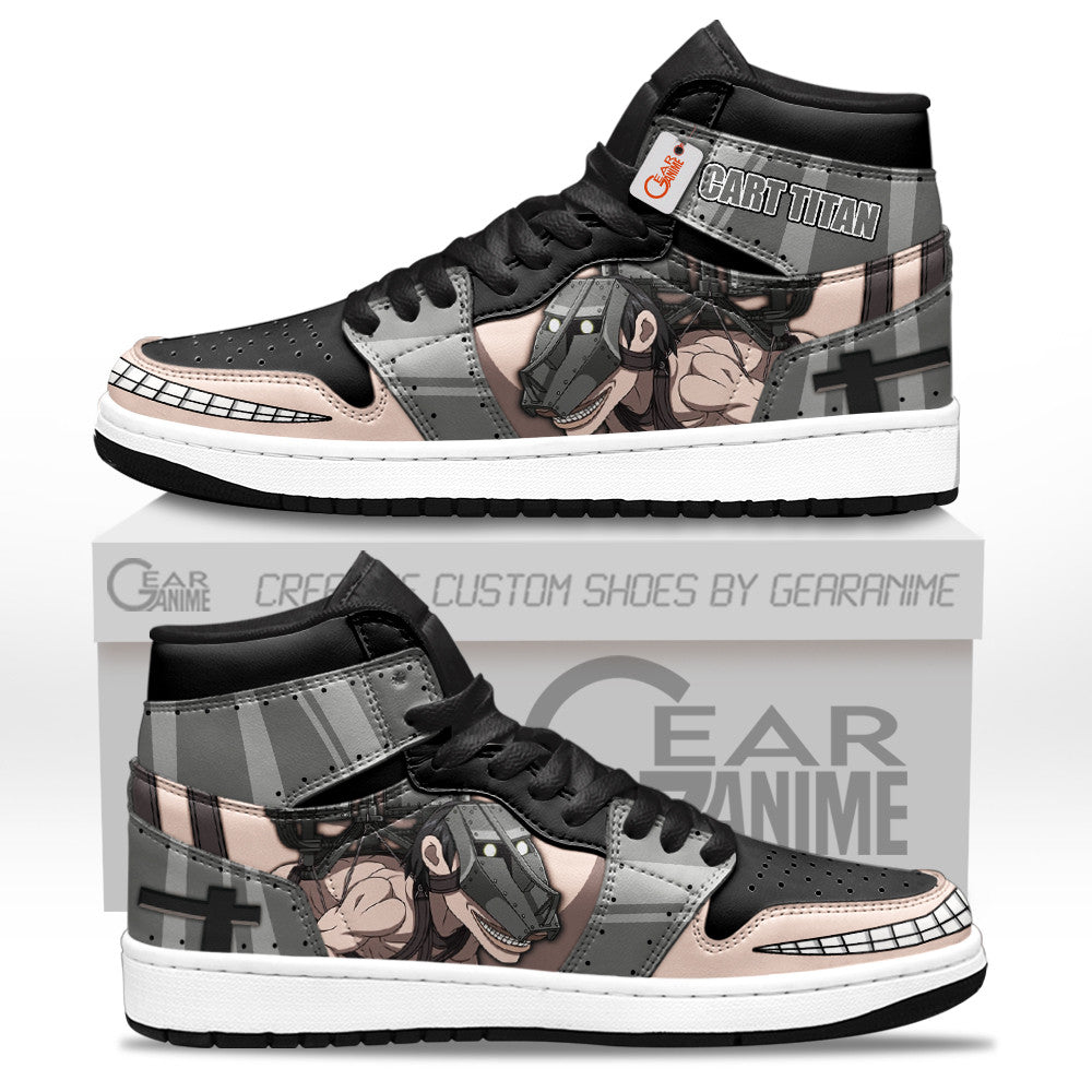 Cart Titan Custom High-Top Sneakers - Personalized Name