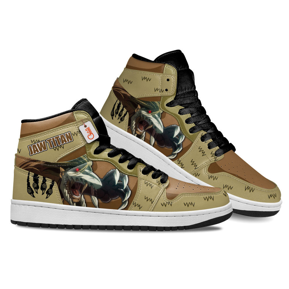 Jaw Titan Custom High-Top Sneakers Name Personalized