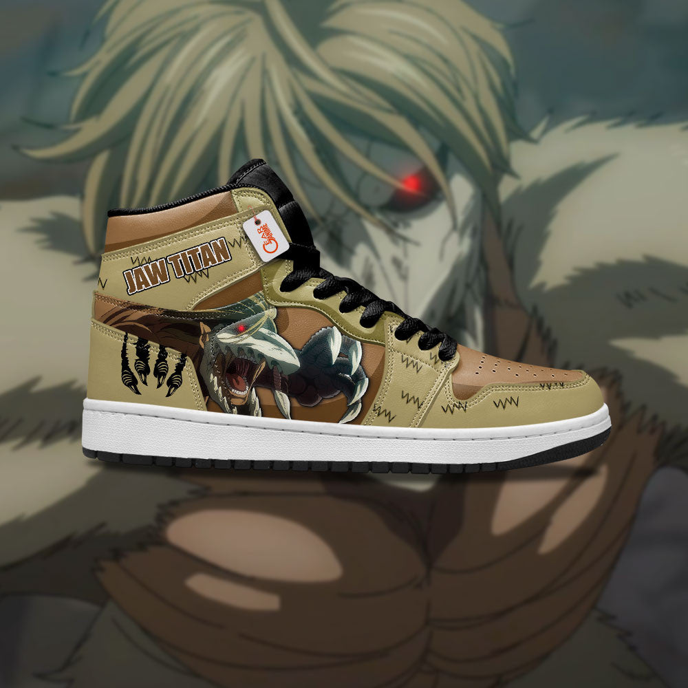 Jaw Titan Custom High-Top Sneakers Name Personalized
