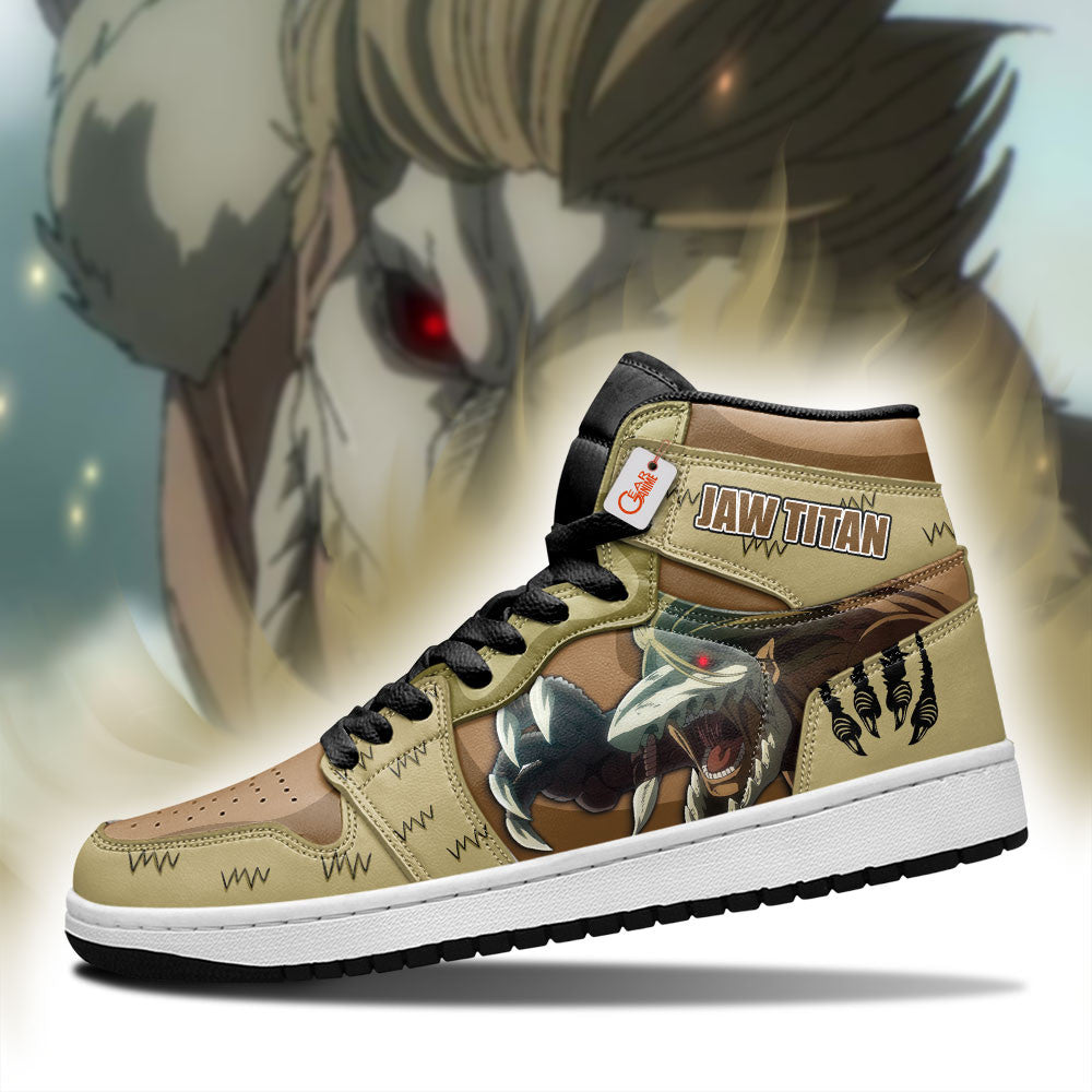 Jaw Titan Custom High-Top Sneakers Name Personalized