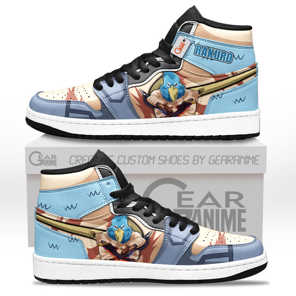 Rakuro Hizutome Custom High-Top Sneakers - Personalized Name