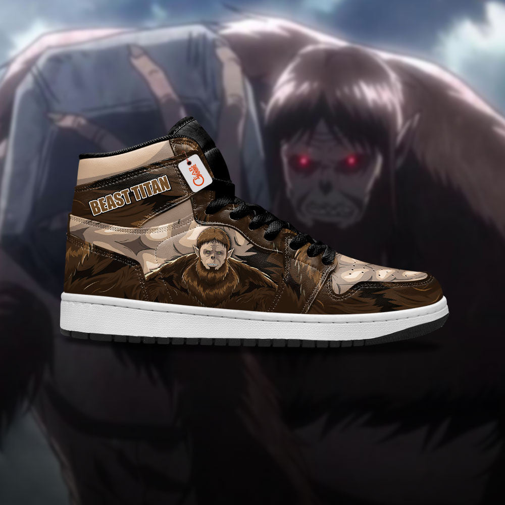 Beast Titan Custom High-Top Sneakers Name Personalized