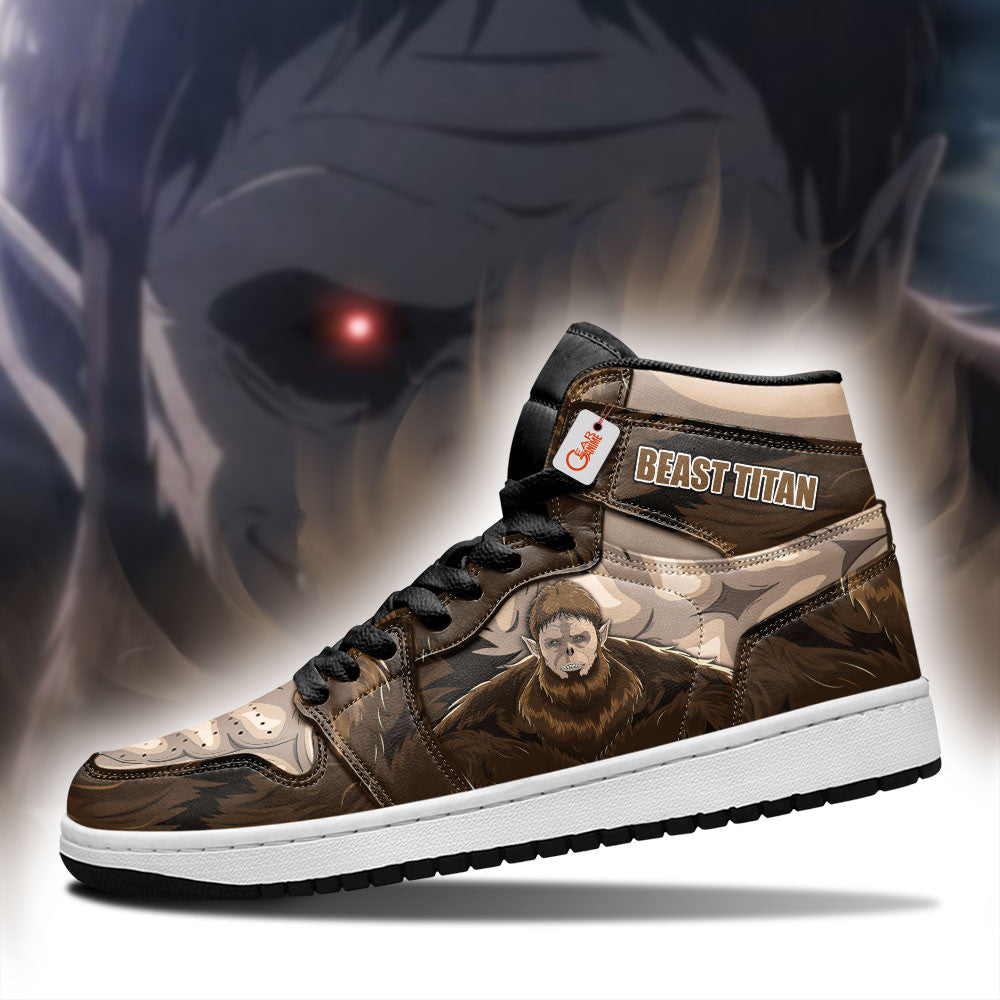 Beast Titan Custom High-Top Sneakers Name Personalized