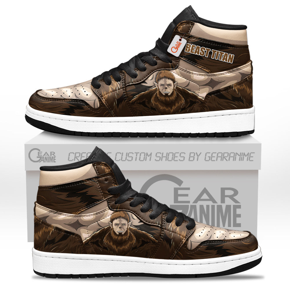 Beast Titan Custom High-Top Sneakers Name Personalized