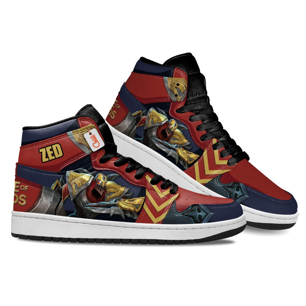 Zed High-Top Sneakers Custom LOL Custom Name