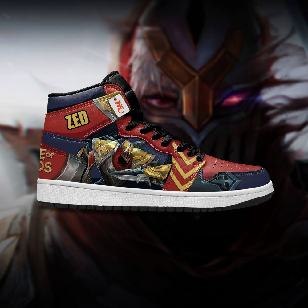 Zed High-Top Sneakers Custom LOL Custom Name