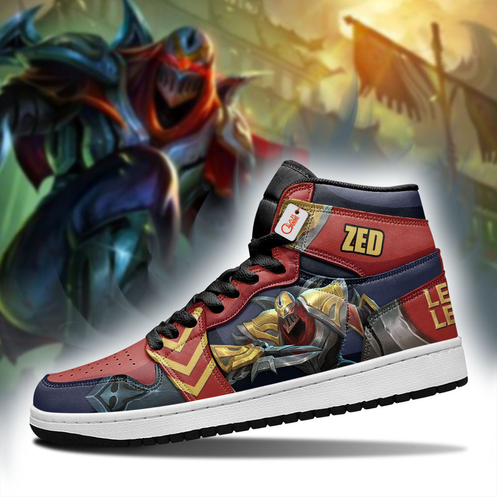 Zed High-Top Sneakers Custom LOL Custom Name