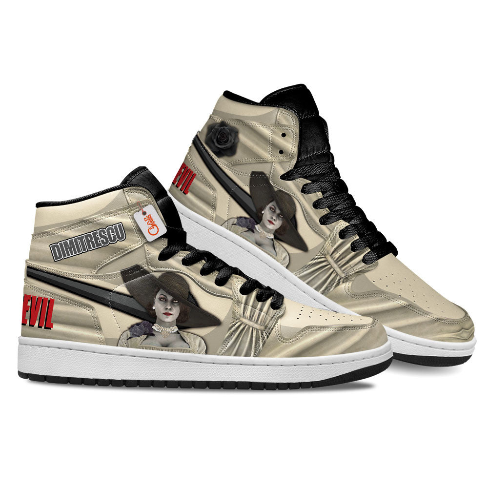 Lady Dimitrescu High-Top Sneakers Custom Games Collection Personalized