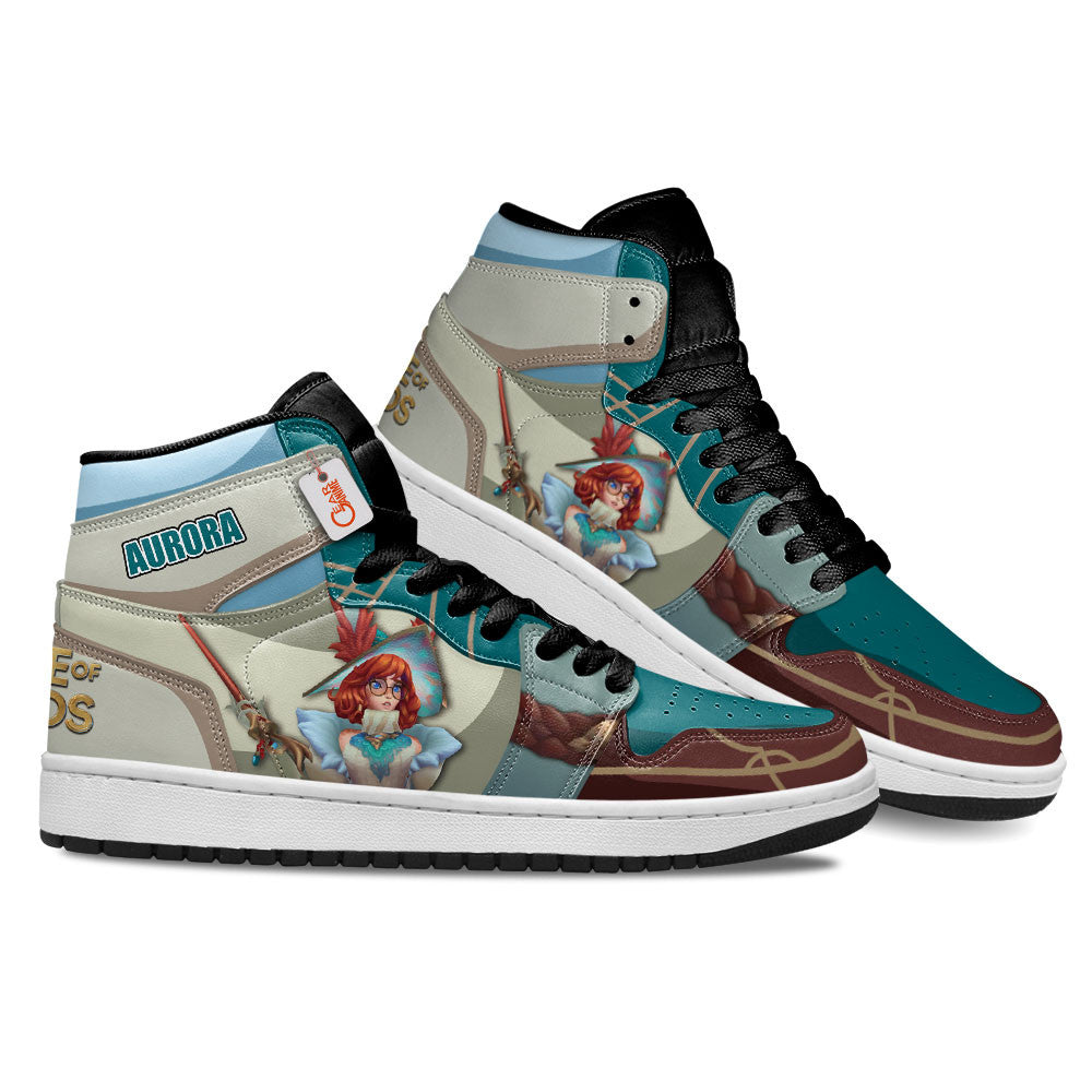 Aurora High-Top Sneakers Custom LOL Custom Name