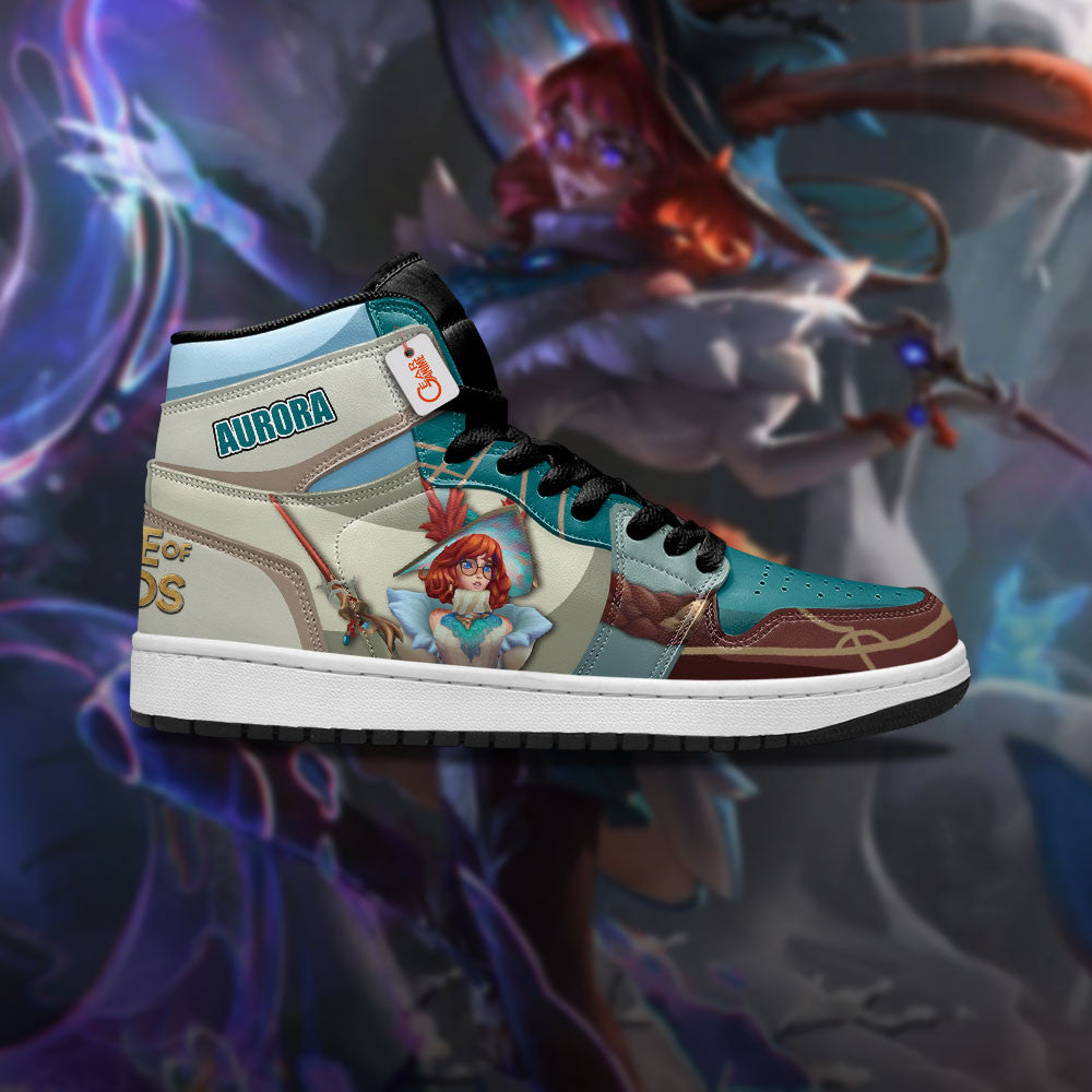 Aurora High-Top Sneakers Custom LOL Custom Name