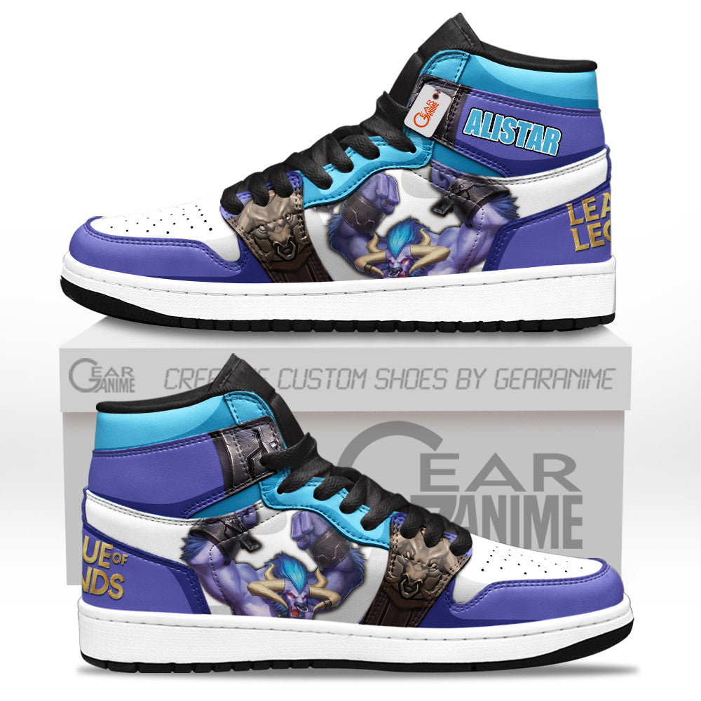 Alistar High-Top Sneakers Custom LOL Custom Name