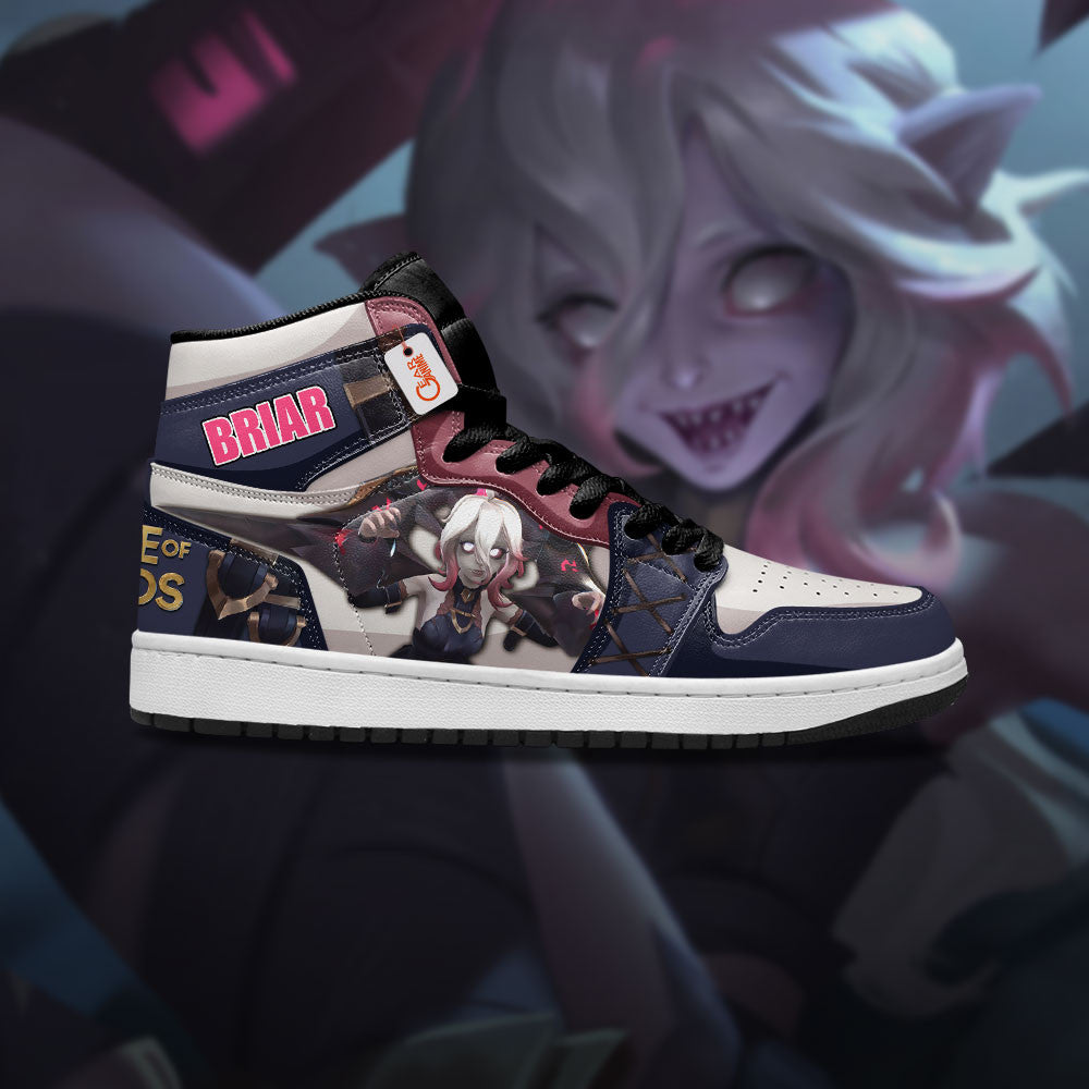 Briar High-Top Sneakers Custom LOL Custom Name