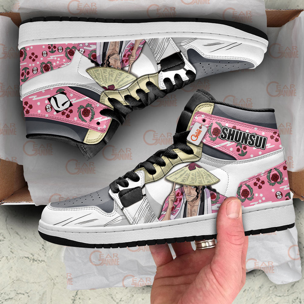 Kyoraku Shunsui Custom High-Top Sneakers - Personalized Name