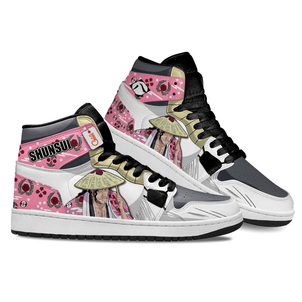 Kyoraku Shunsui Custom High-Top Sneakers - Personalized Name