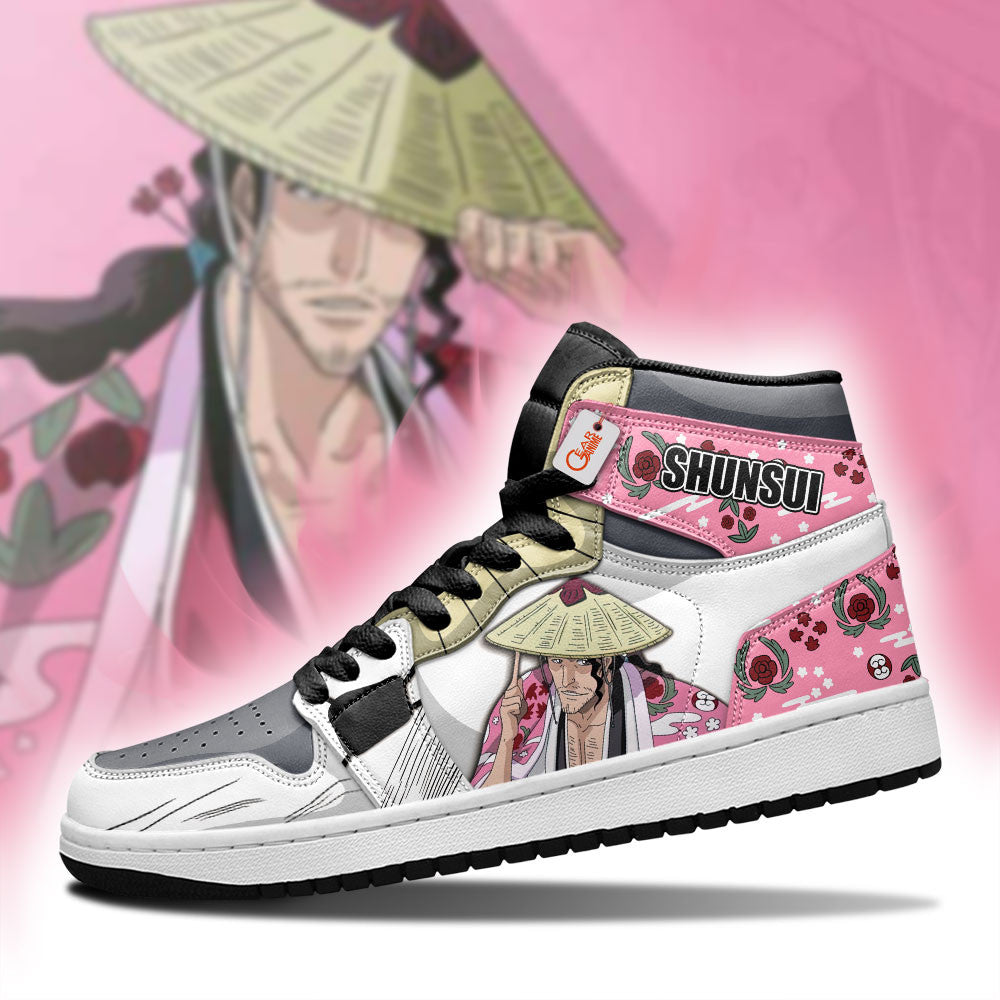 Kyoraku Shunsui Custom High-Top Sneakers - Personalized Name