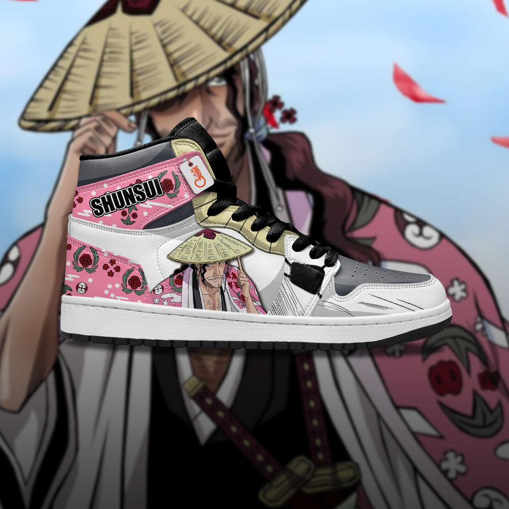 Kyoraku Shunsui Custom High-Top Sneakers - Personalized Name