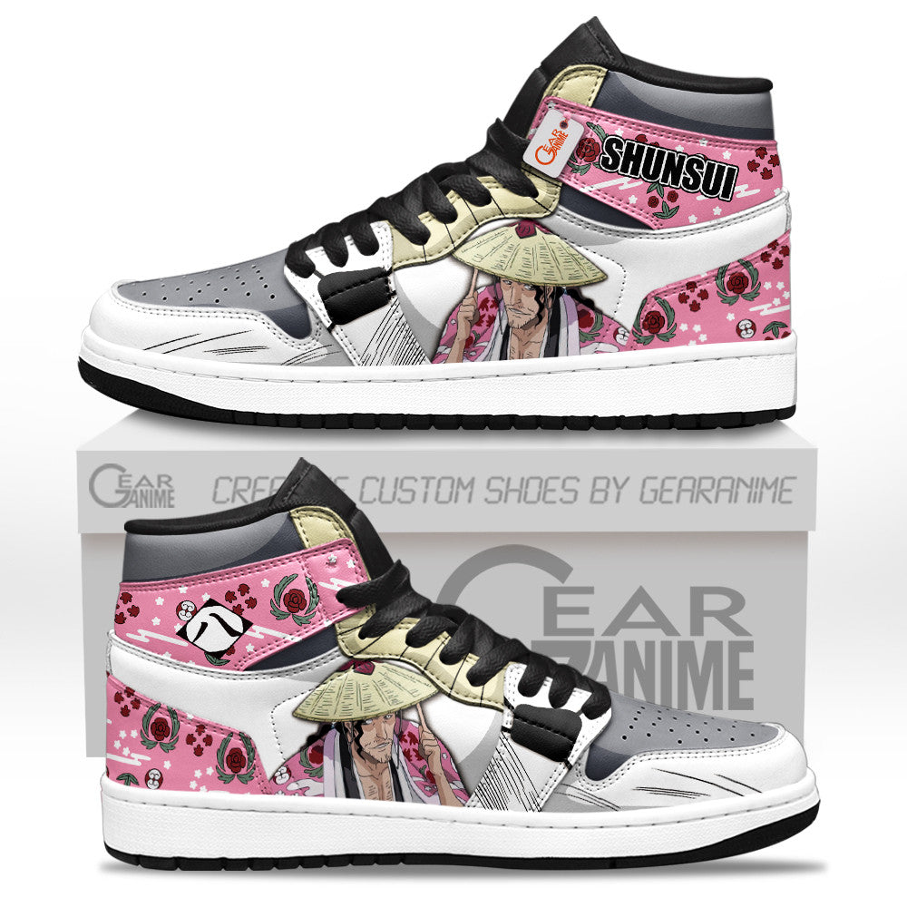 Kyoraku Shunsui Custom High-Top Sneakers - Personalized Name